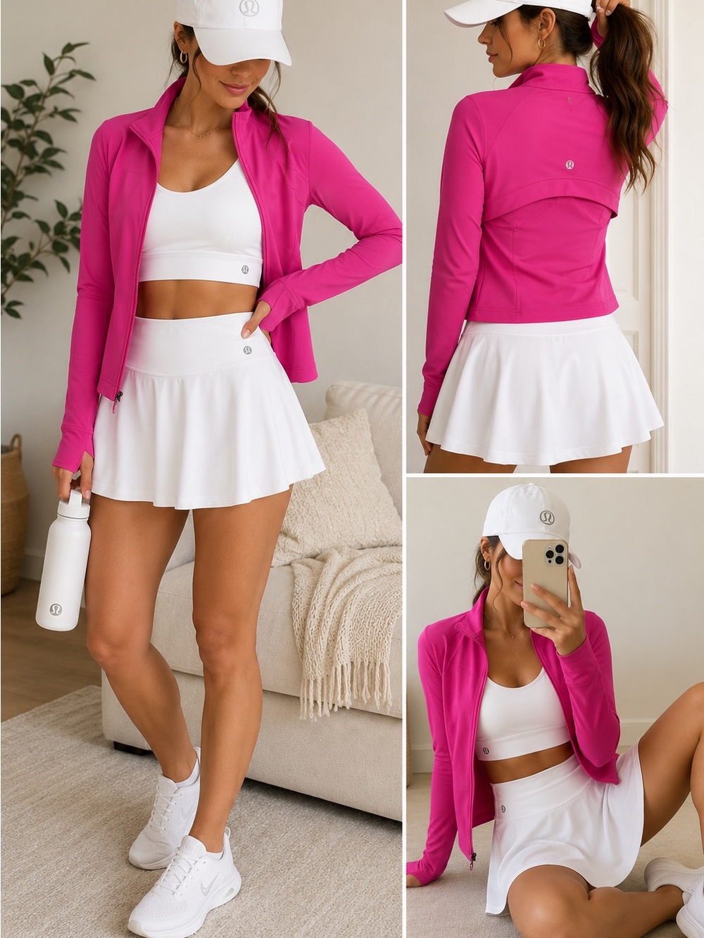 lululemon athletica Hot Pink Zip-Up Jacket - Picture 2 of 7